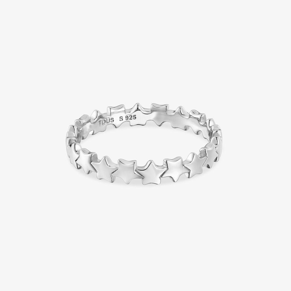 Silver Ring with stars TOUS Motifs