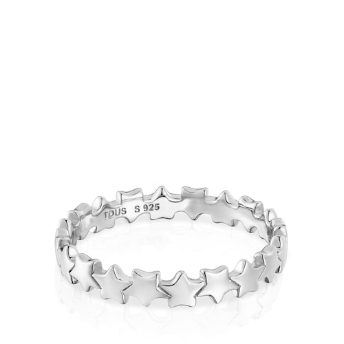 Silver Ring with stars TOUS Motifs