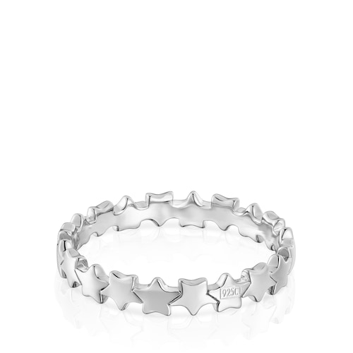 Silver Ring with stars TOUS Motifs