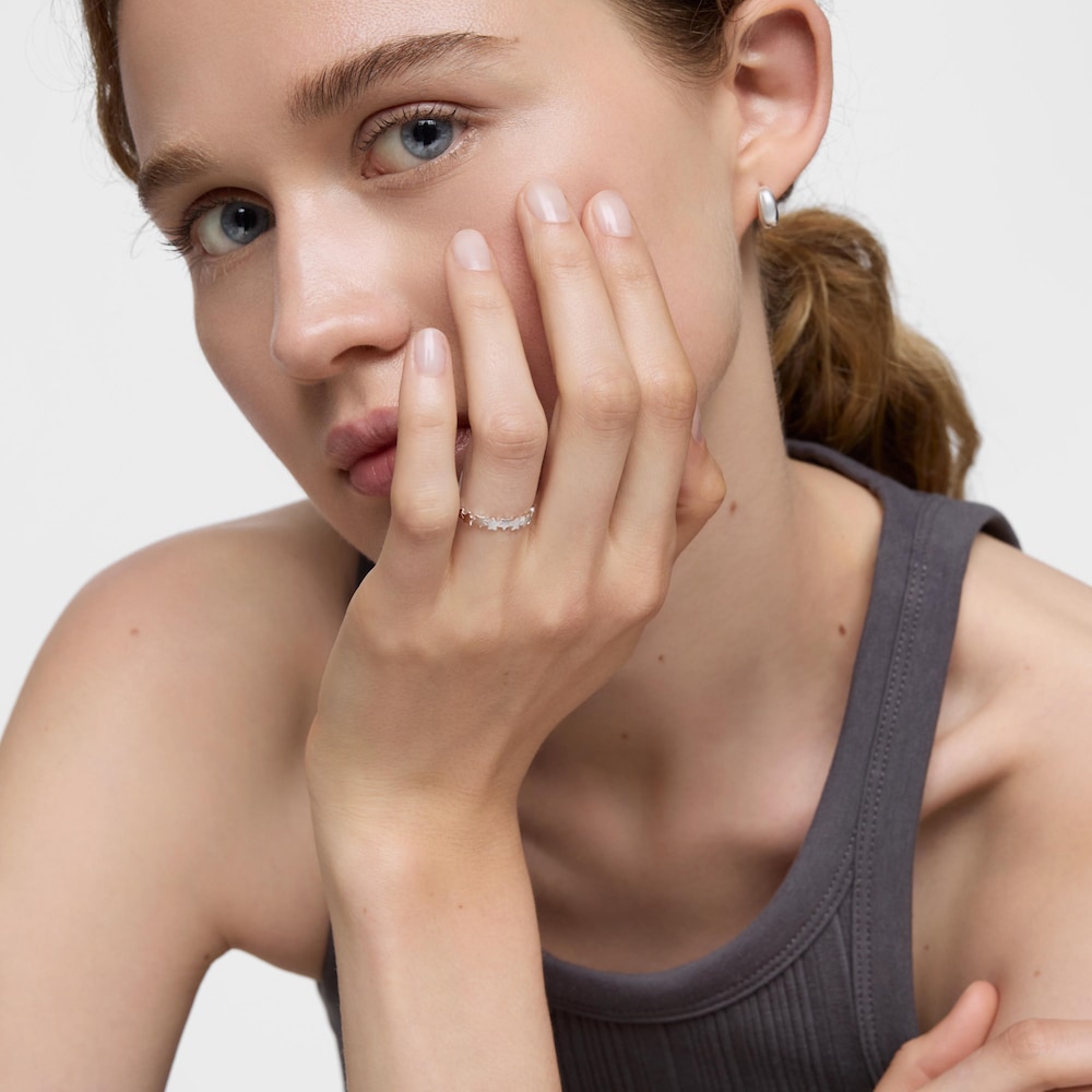 Silver Ring with stars TOUS Motifs