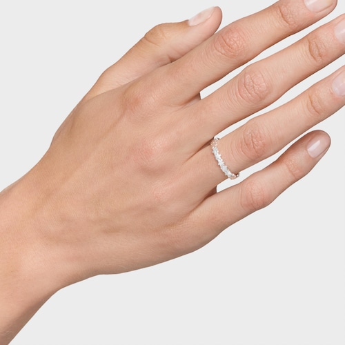 Silver Ring with flower TOUS Motifs