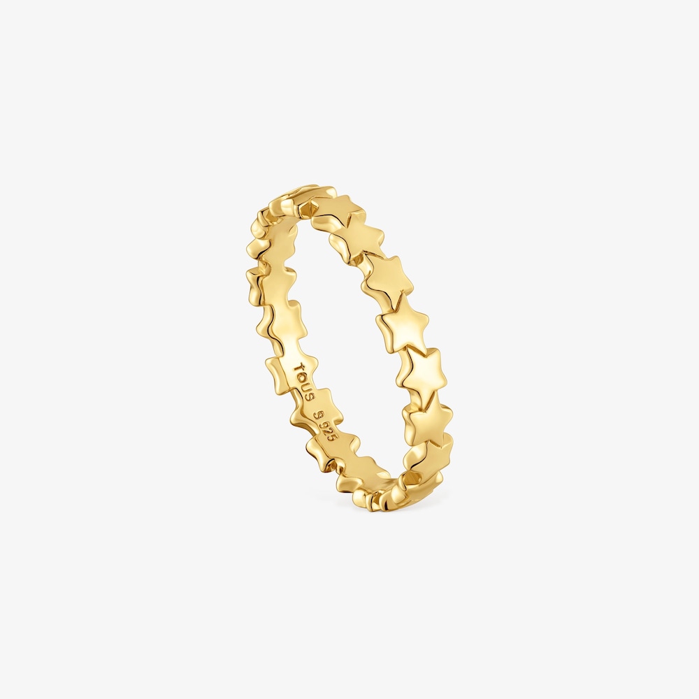 Stars Ring with 18K gold vermeil TOUS Motifs