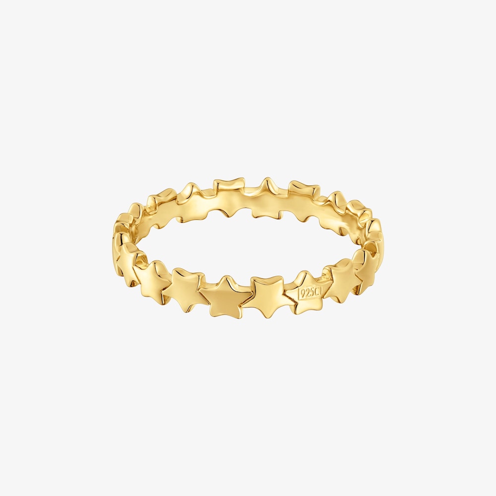 Stars Ring with 18K gold vermeil TOUS Motifs