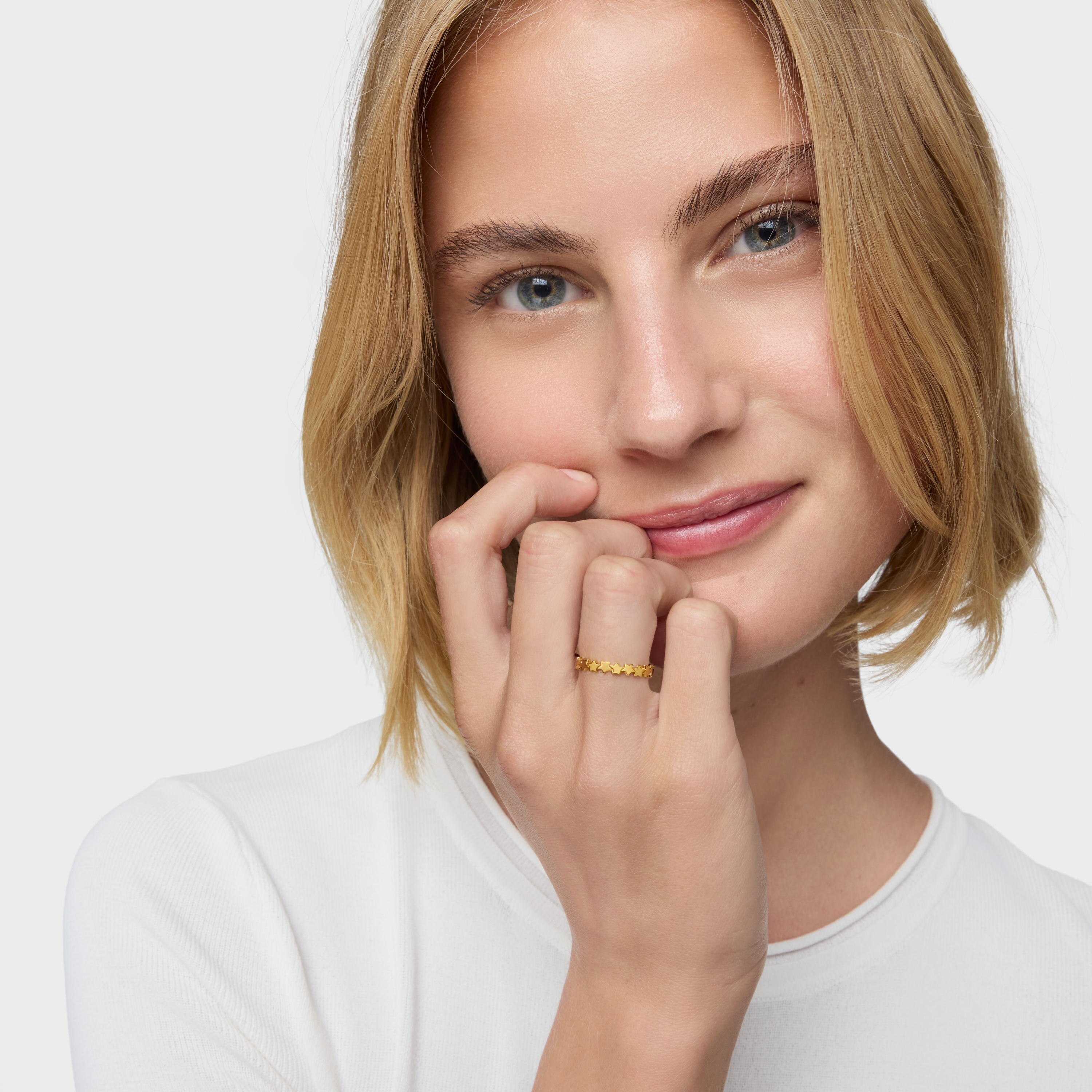 Stars Ring with 18K gold vermeil TOUS Motifs