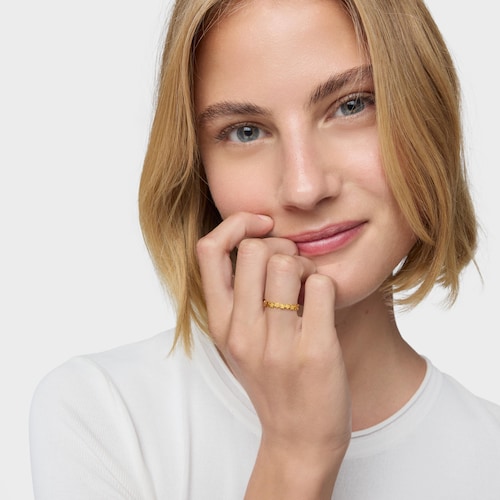 Stars Ring with 18kt gold plating over silver TOUS Motifs