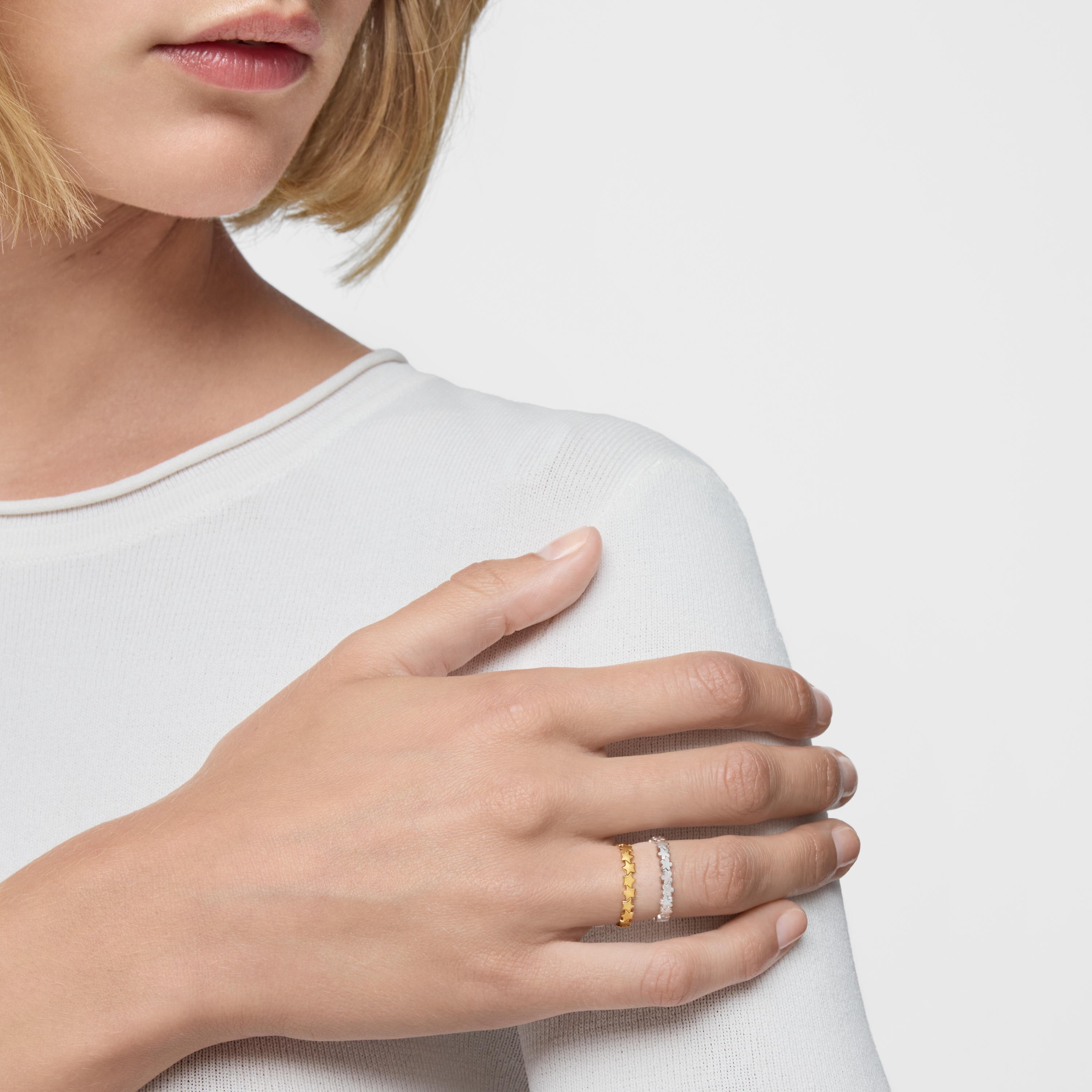 Stars Ring with 18K gold vermeil TOUS Motifs