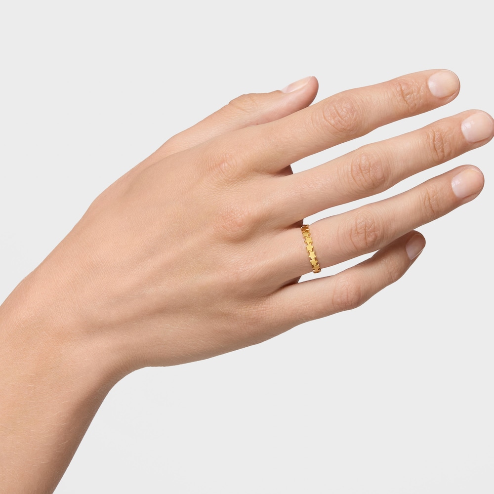 Stars Ring with 18K gold vermeil TOUS Motifs