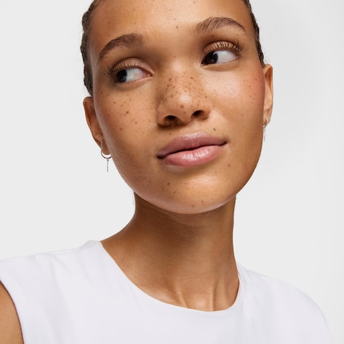 Pendientes de aro motivo cruz de plata TOUS Motivos