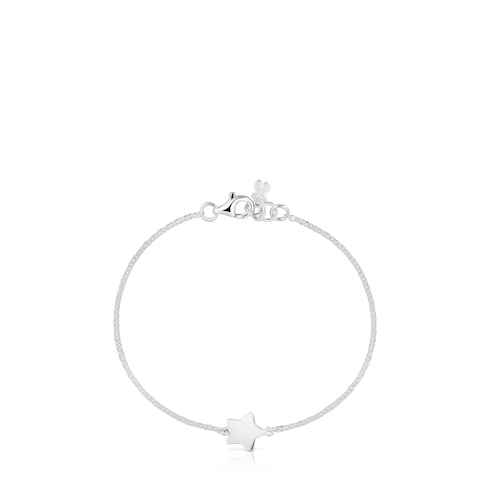 Pulsera cadena estrella de plata TOUS Motivos