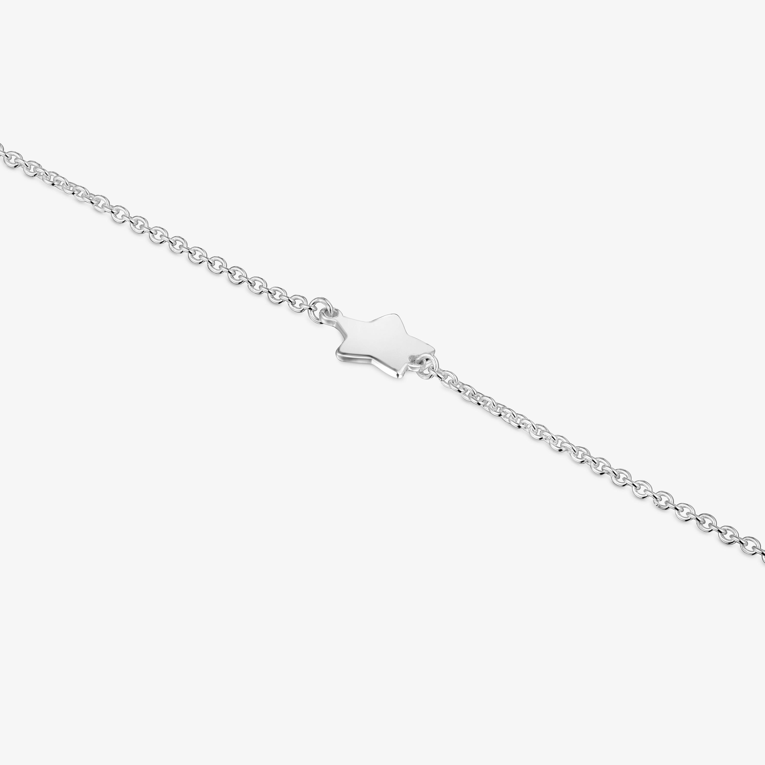 Silver Chain bracelet with star TOUS Motifs