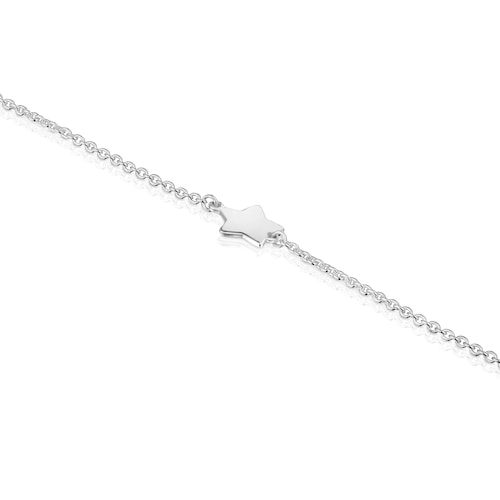 Pulsera cadena estrella de plata TOUS Motivos
