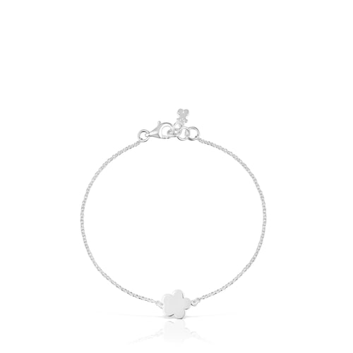 Pulsera cadena flor de plata TOUS Motivos