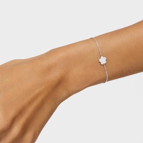 Pulsera cadena flor de plata TOUS Motivos