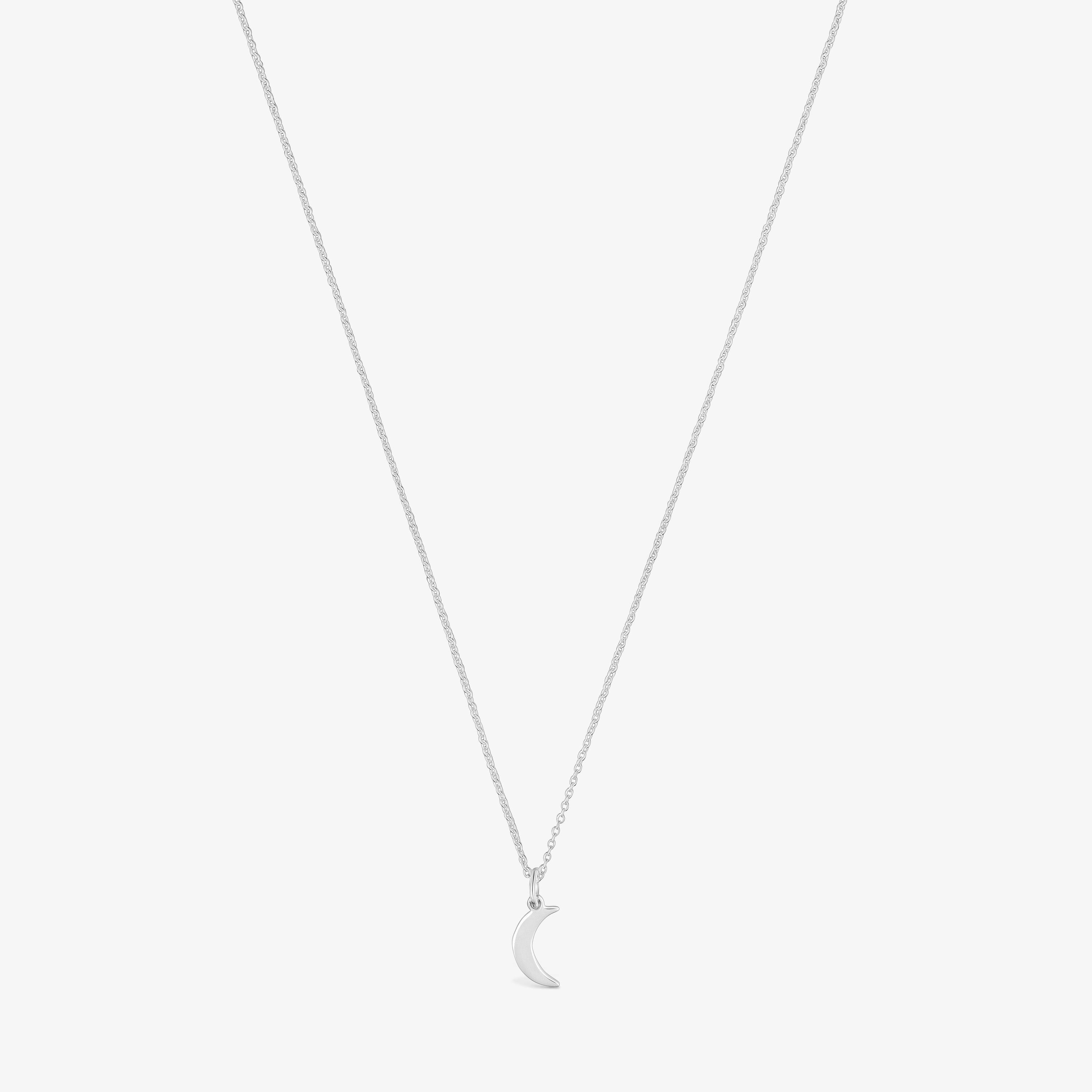 Short silver Necklace with moon TOUS Motifs