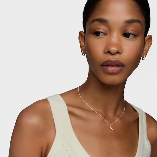 Collar corto luna de plata TOUS Motivos