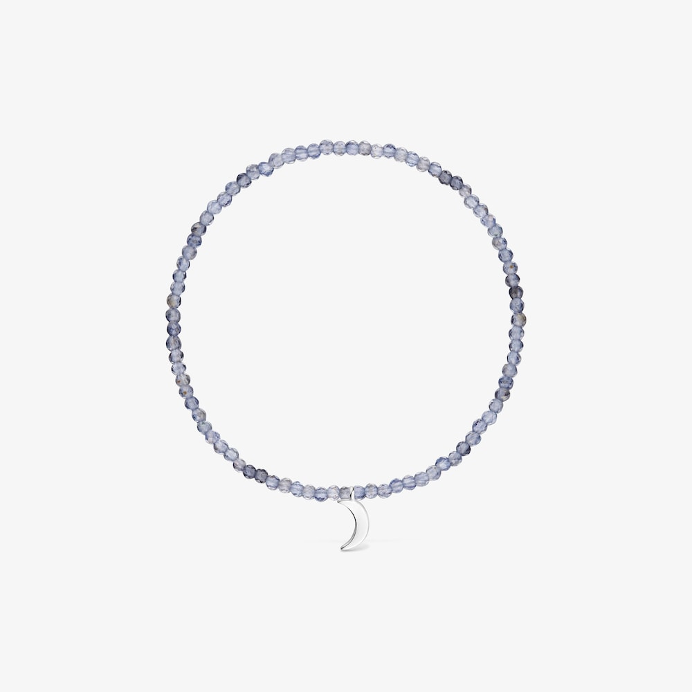 Elastick&yacute; N&aacute;ramek s&nbsp;iolity a&nbsp;stř&iacute;brn&yacute;m měs&iacute;cem TOUS Motifs