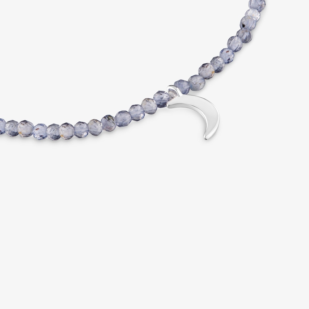 Elastick&yacute; N&aacute;ramek s&nbsp;iolity a&nbsp;stř&iacute;brn&yacute;m měs&iacute;cem TOUS Motifs