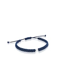 Silver and green nylon bear Bracelet TOUS Motifs