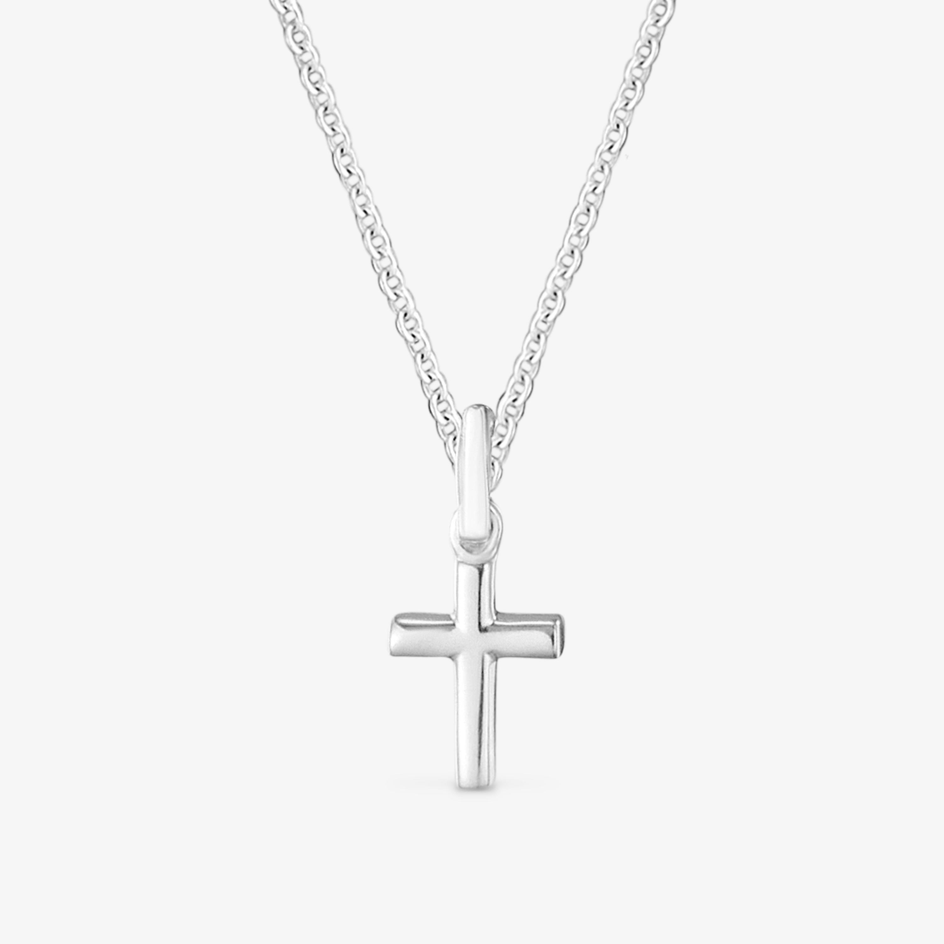 Short silver Necklace with cross TOUS Motifs
