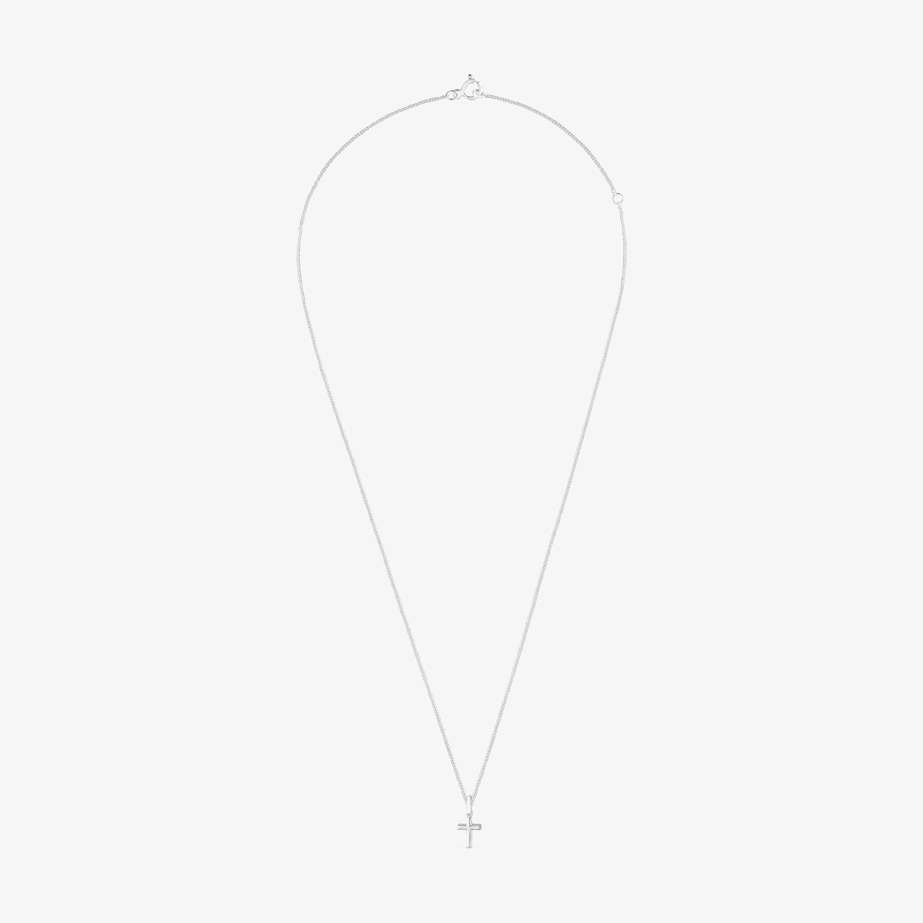 Short silver Necklace with cross TOUS Motifs