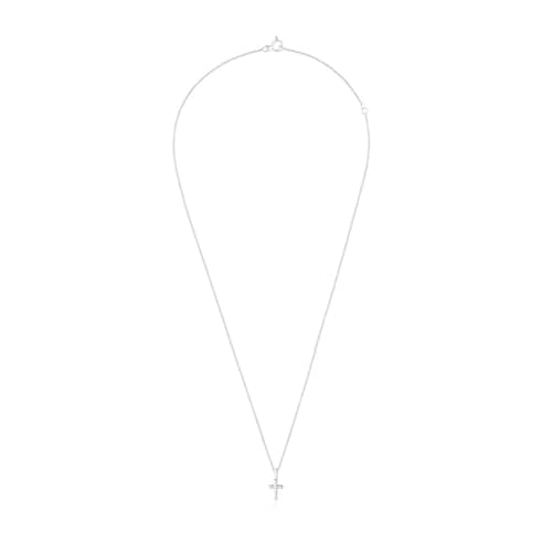 Collar corto cruz de plata TOUS Motivos