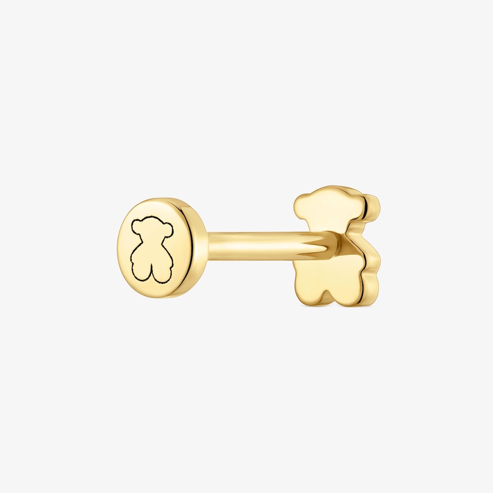 Piercing d'or 14 kt motiu &oacute;s 8 mm TOUS Basics