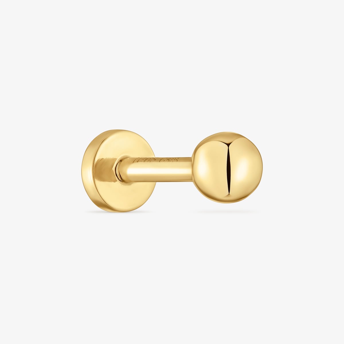 Tous - Piercing De Oro 14 Kt Motivo Bola 6 Mm Tous Basics - Dorado