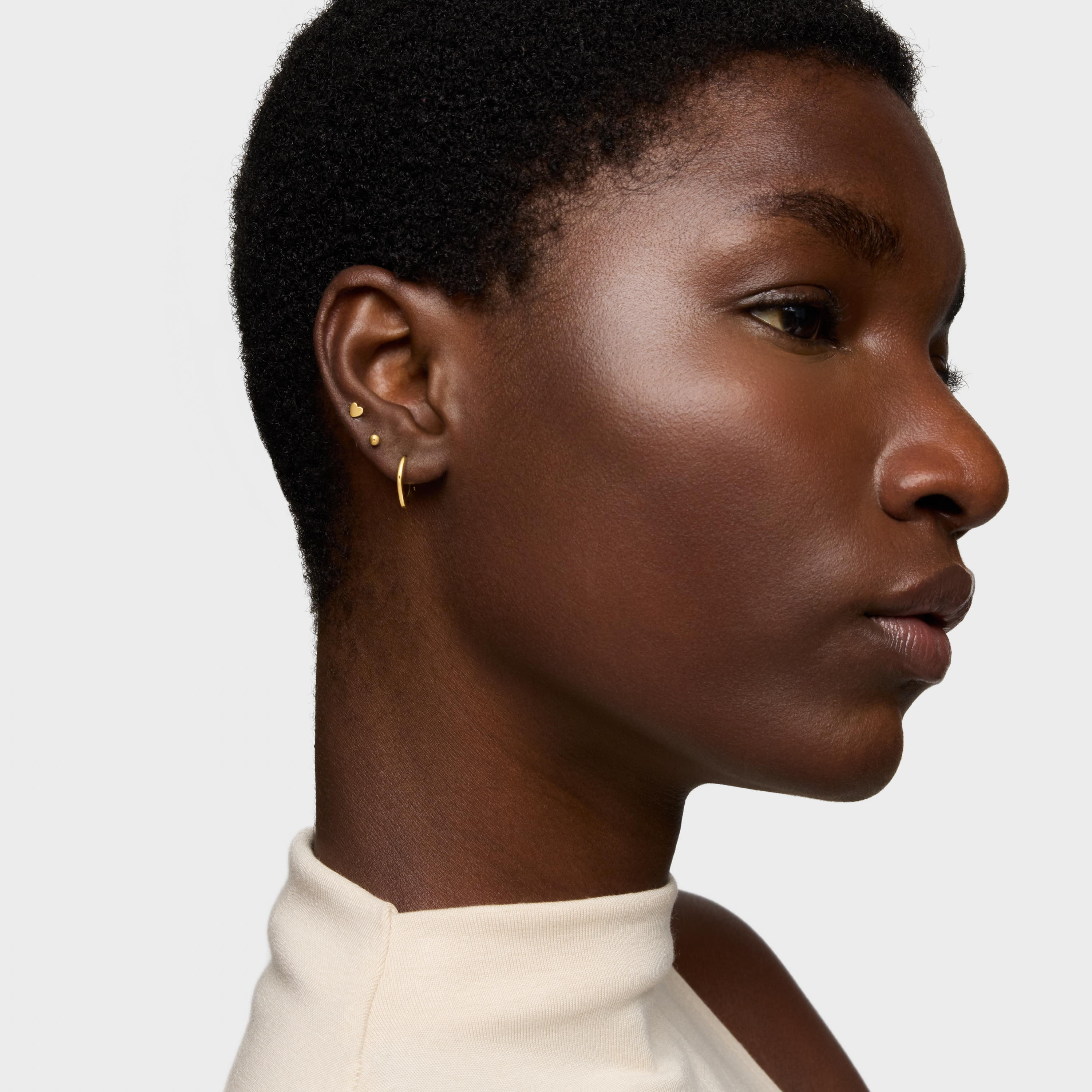 14K solid gold Piercing with 6 mm ball motif TOUS Basics