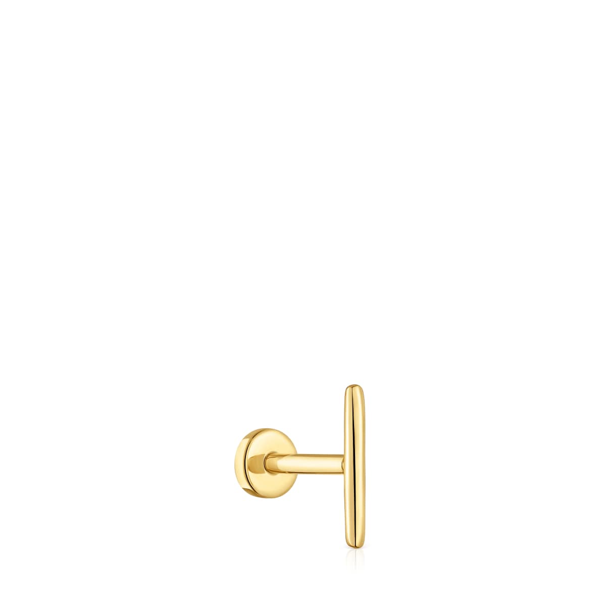 Tous - Piercing De Oro 14 Kt Motivo Barra 6 Mm Tous Basics - Dorado