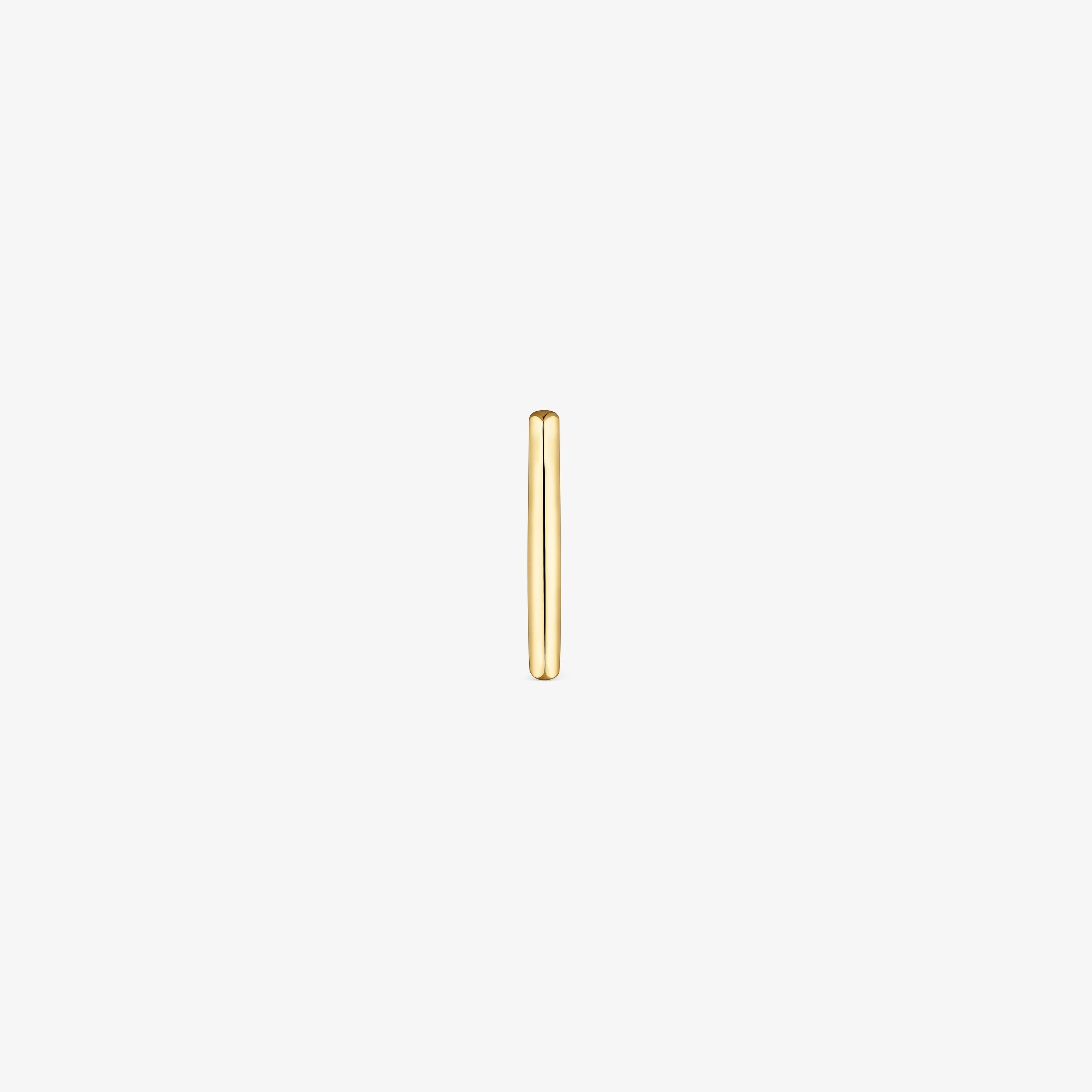 14K solid gold Piercing with 6 mm bar motif TOUS Basics