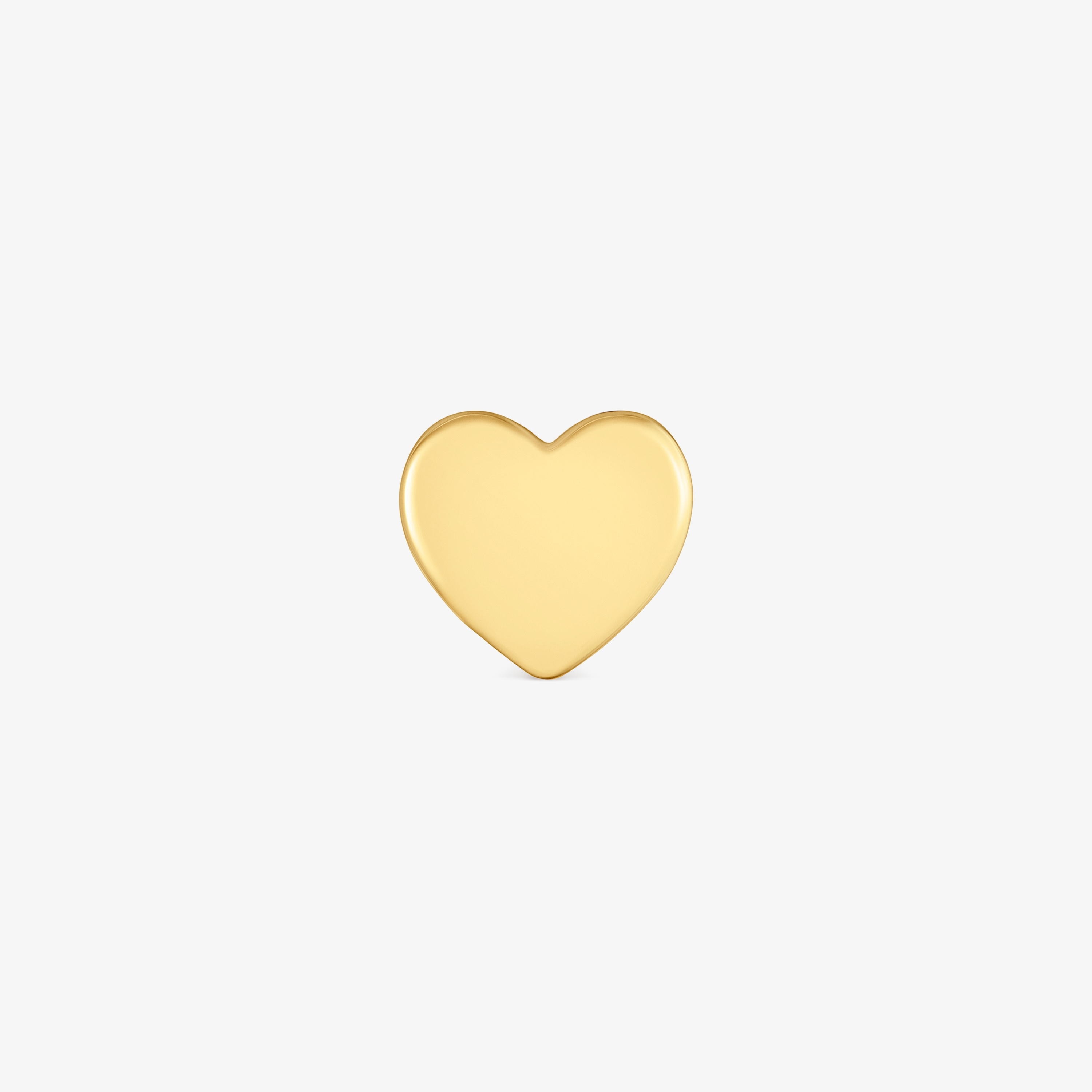 14K solid gold Piercing with 6 mm heart motif TOUS Basics