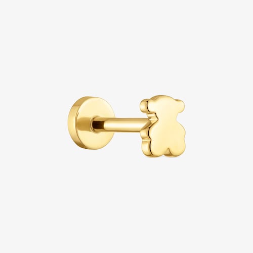 Piercing de oro 14 kt motivo oso 6 mm TOUS Basics