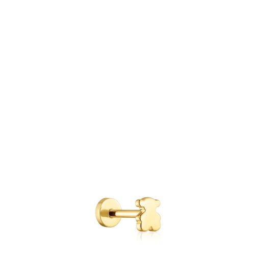 Piercing de oro 14 kt motivo oso 6 mm TOUS Basics