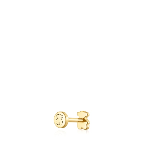 Piercing de oro 14 kt motivo oso 6 mm TOUS Basics