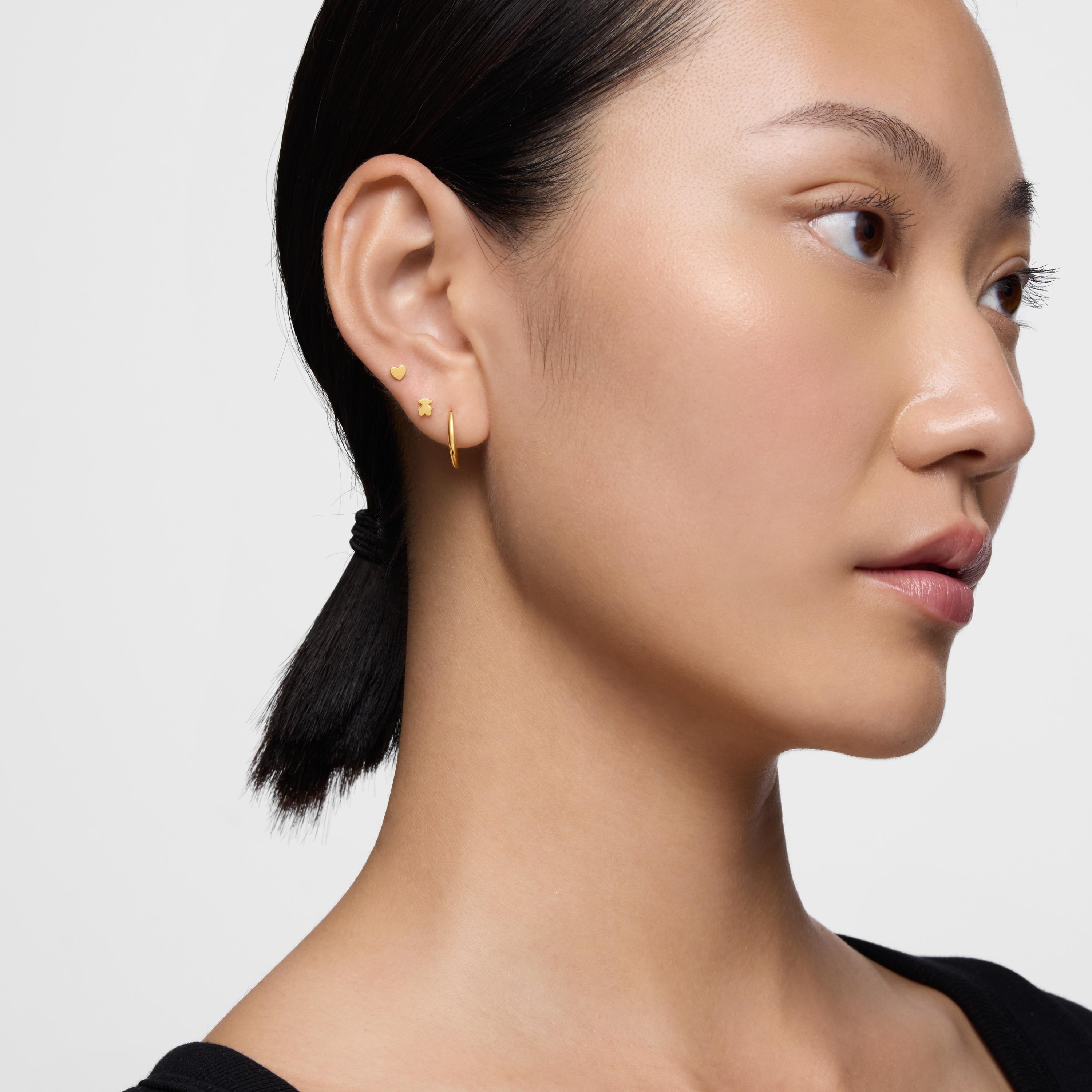 14K solid gold Piercing with 6 mm bear motif TOUS Basics