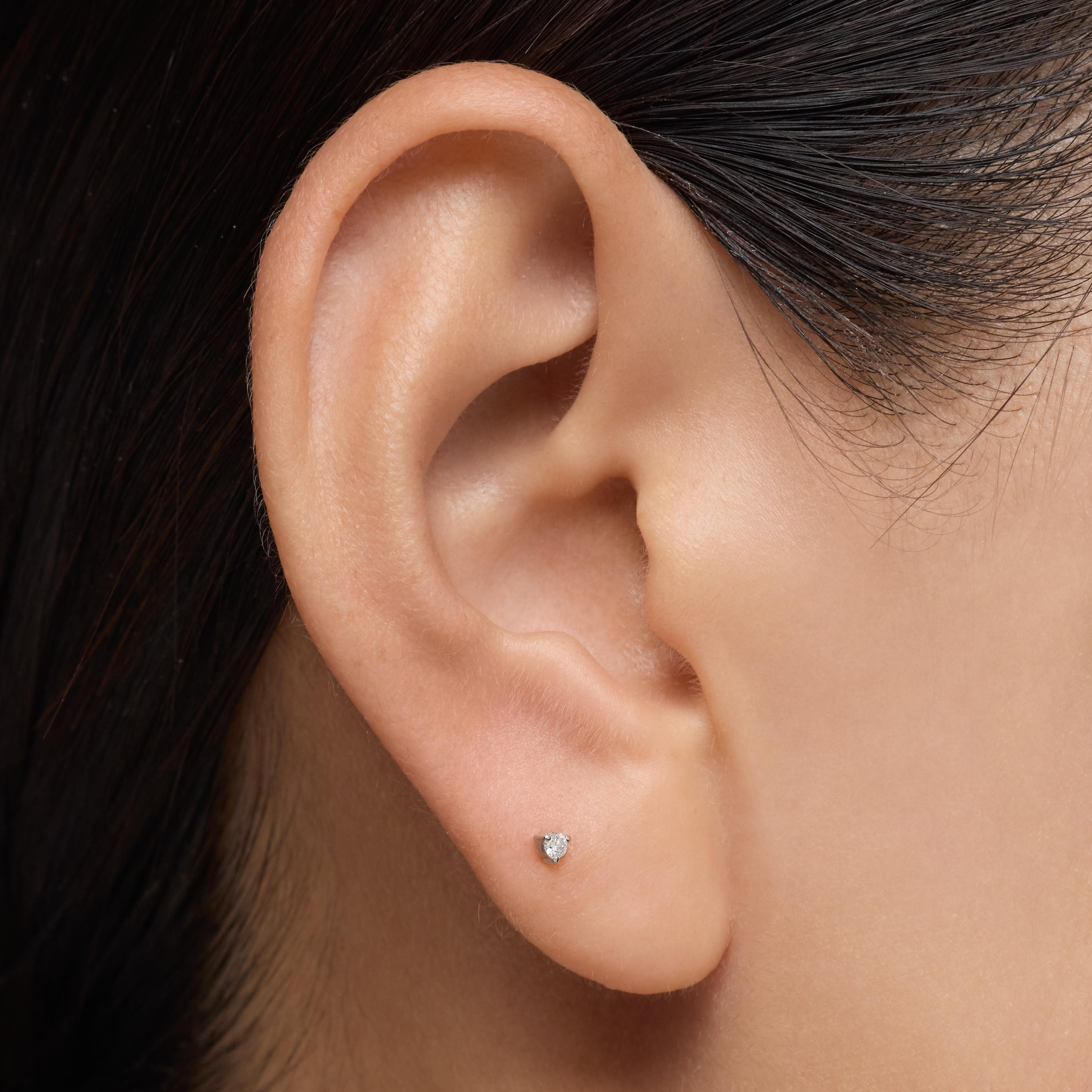 14K solid gold Piercing with 6 mm diamond TOUS Basics