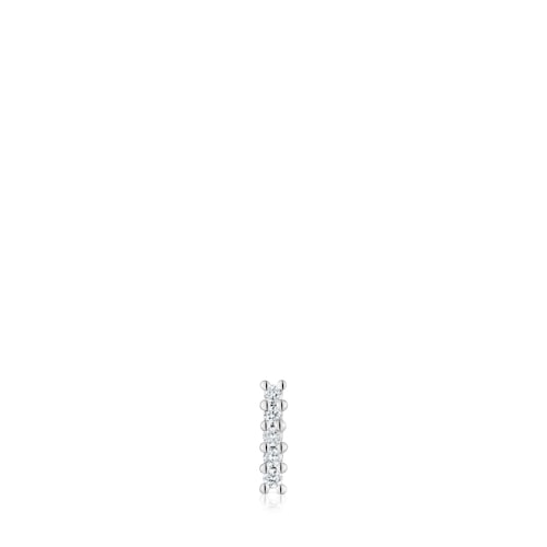 Piercing de oro 14 kt y tira diamantes 6 mm TOUS Basics