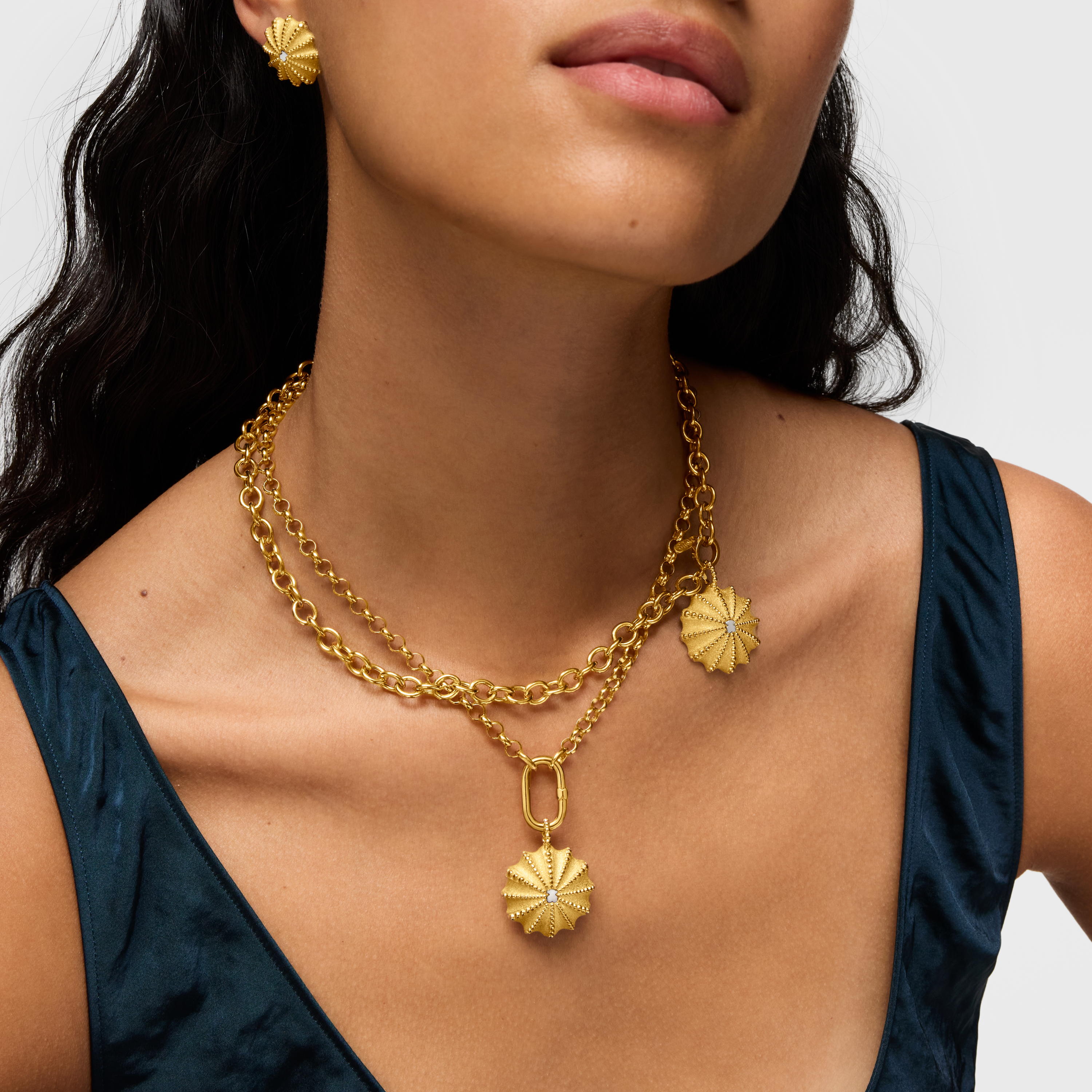 Two-tone Pendant TOUS Grain Arrecife de Coral
