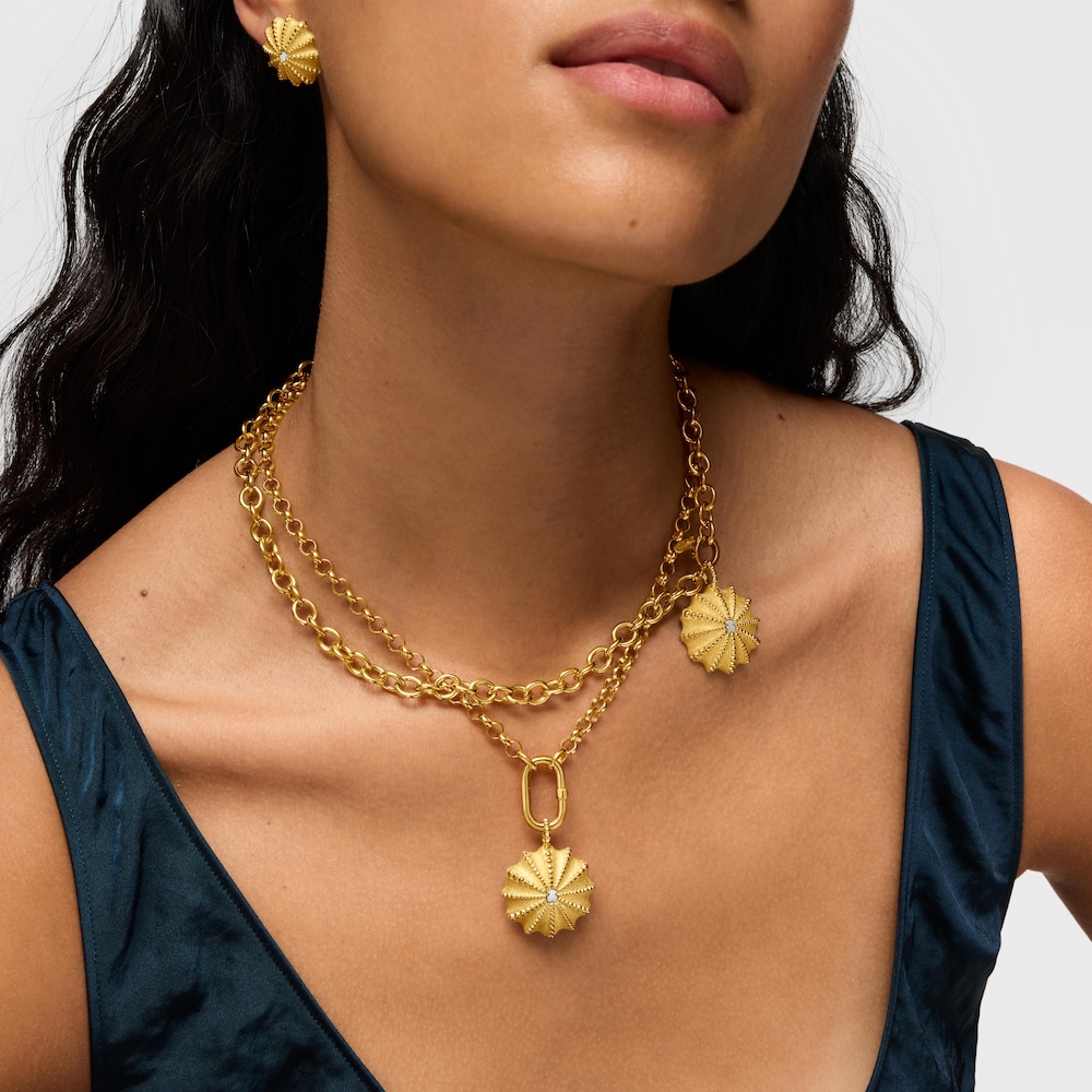 Two-tone Pendant TOUS Grain Arrecife de Coral