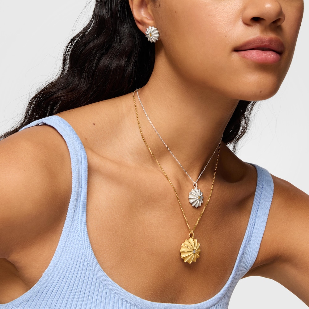 Two-tone Necklace TOUS Grain Arrecife de Coral