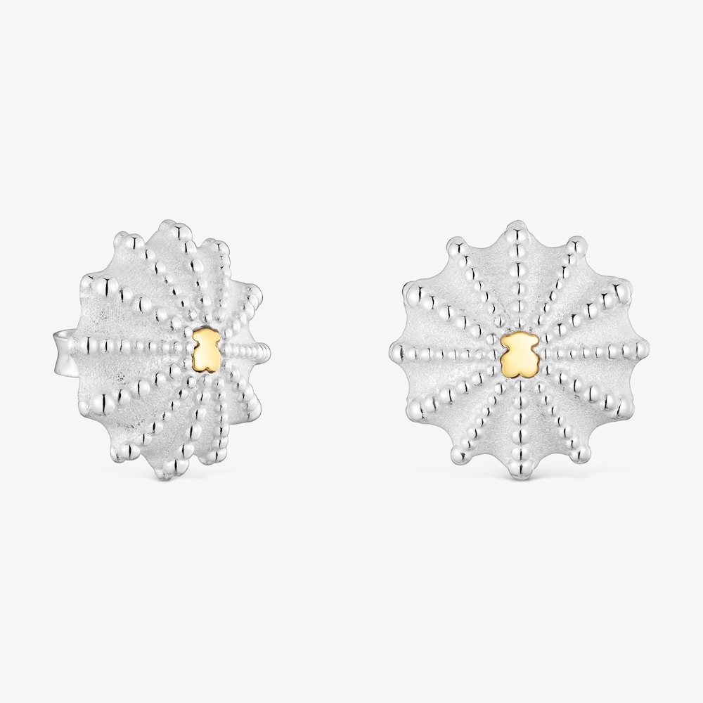 16&nbsp;mm two-tone Earrings TOUS Grain Arrecife de Coral