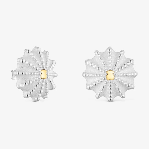 Pendientes bicolor 16 mm TOUS Grain Arrecife de Coral