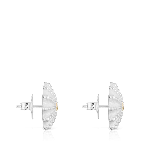 Pendientes bicolor 16 mm TOUS Grain Arrecife de Coral