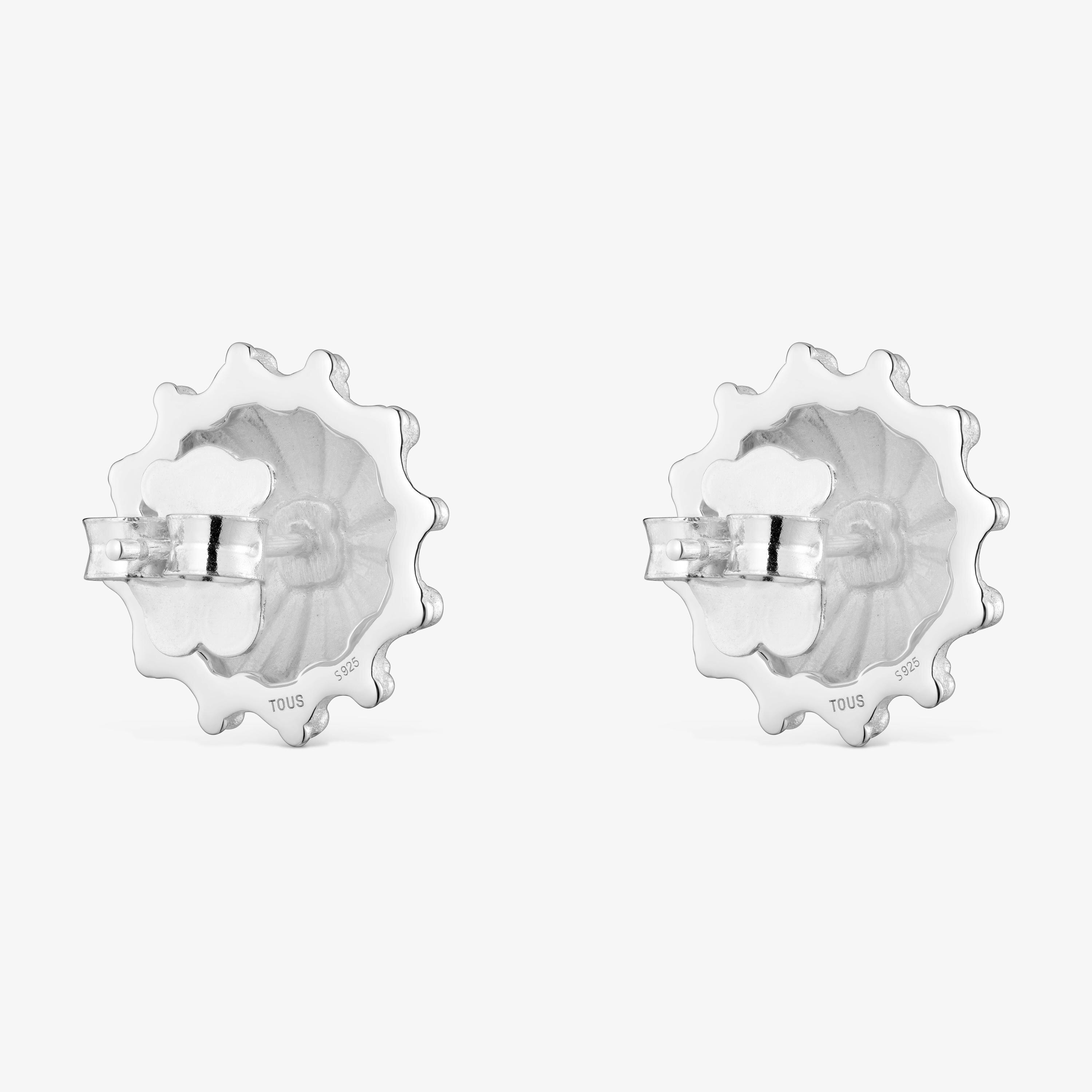 mm two-tone Earrings TOUS Grain Arrecife de Coral