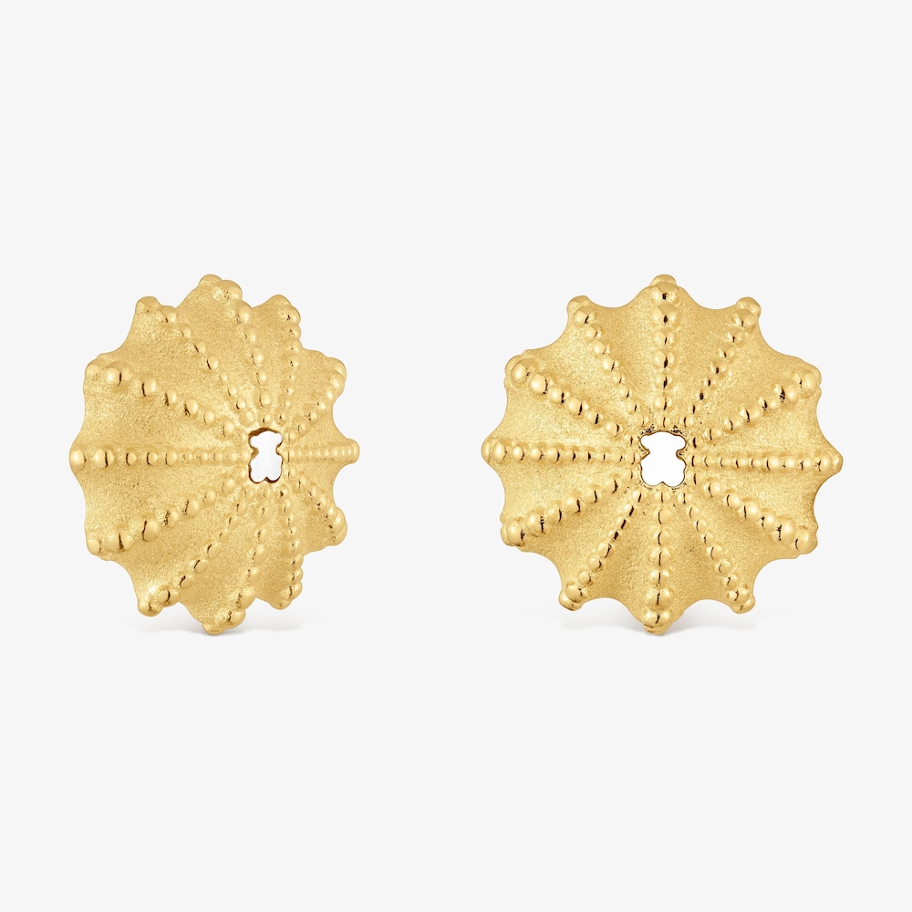 19&nbsp;mm two-tone Earrings TOUS Grain Arrecife de Coral