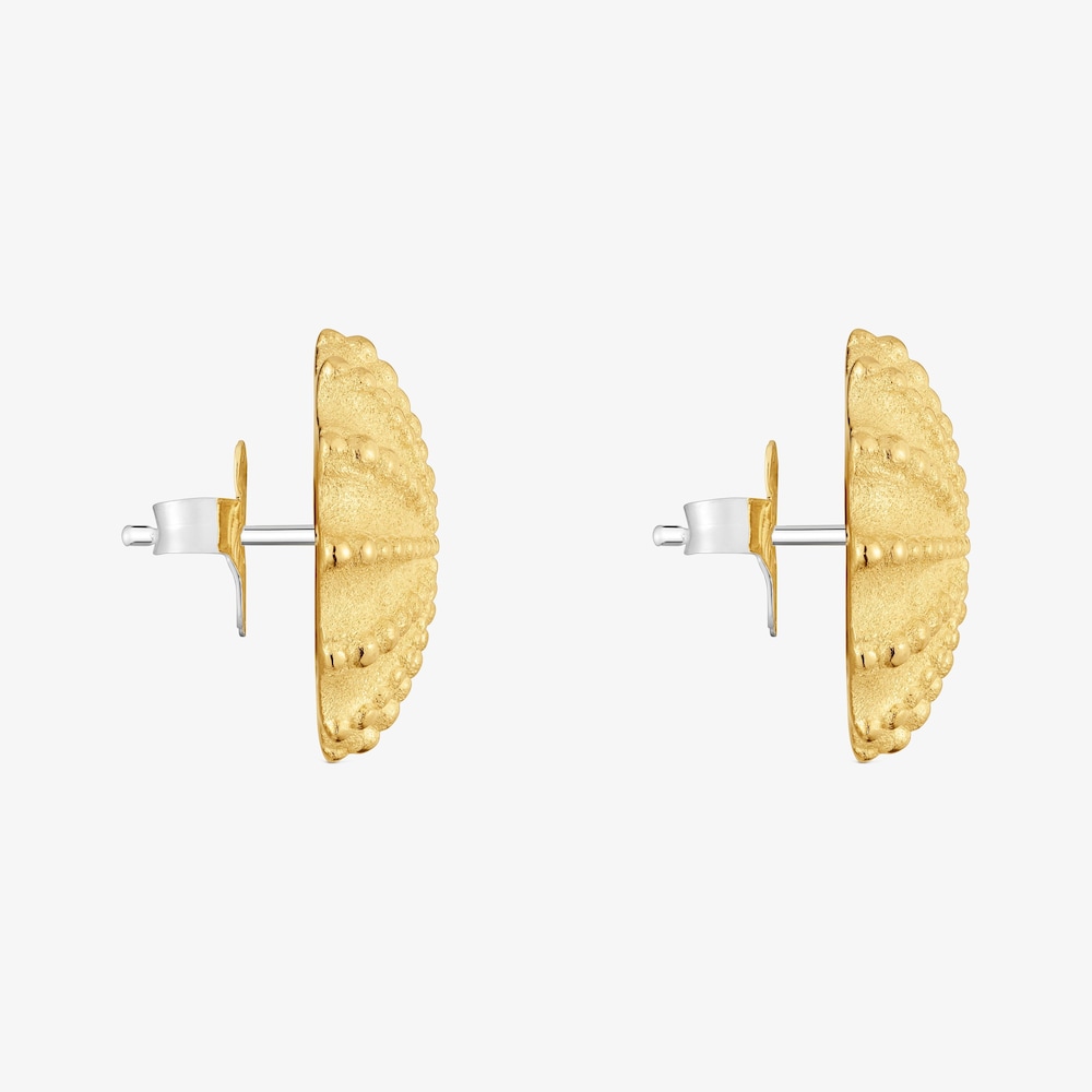 19&nbsp;mm two-tone Earrings TOUS Grain Arrecife de Coral