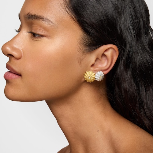 Pendientes bicolor 19 mm TOUS Grain Arrecife de Coral