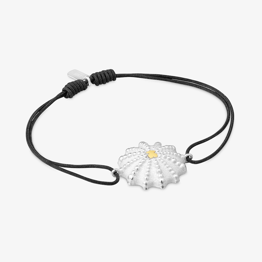 Pulsera bicolor y nylon negro TOUS Grain