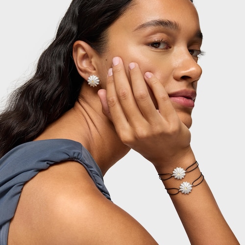 Pulsera bicolor y nylon negro TOUS Grain Arrecife de Coral