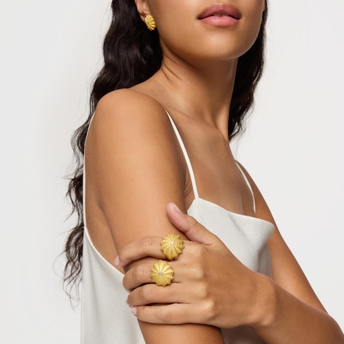 Two-tone Signet ring TOUS Grain Arrecife de Coral